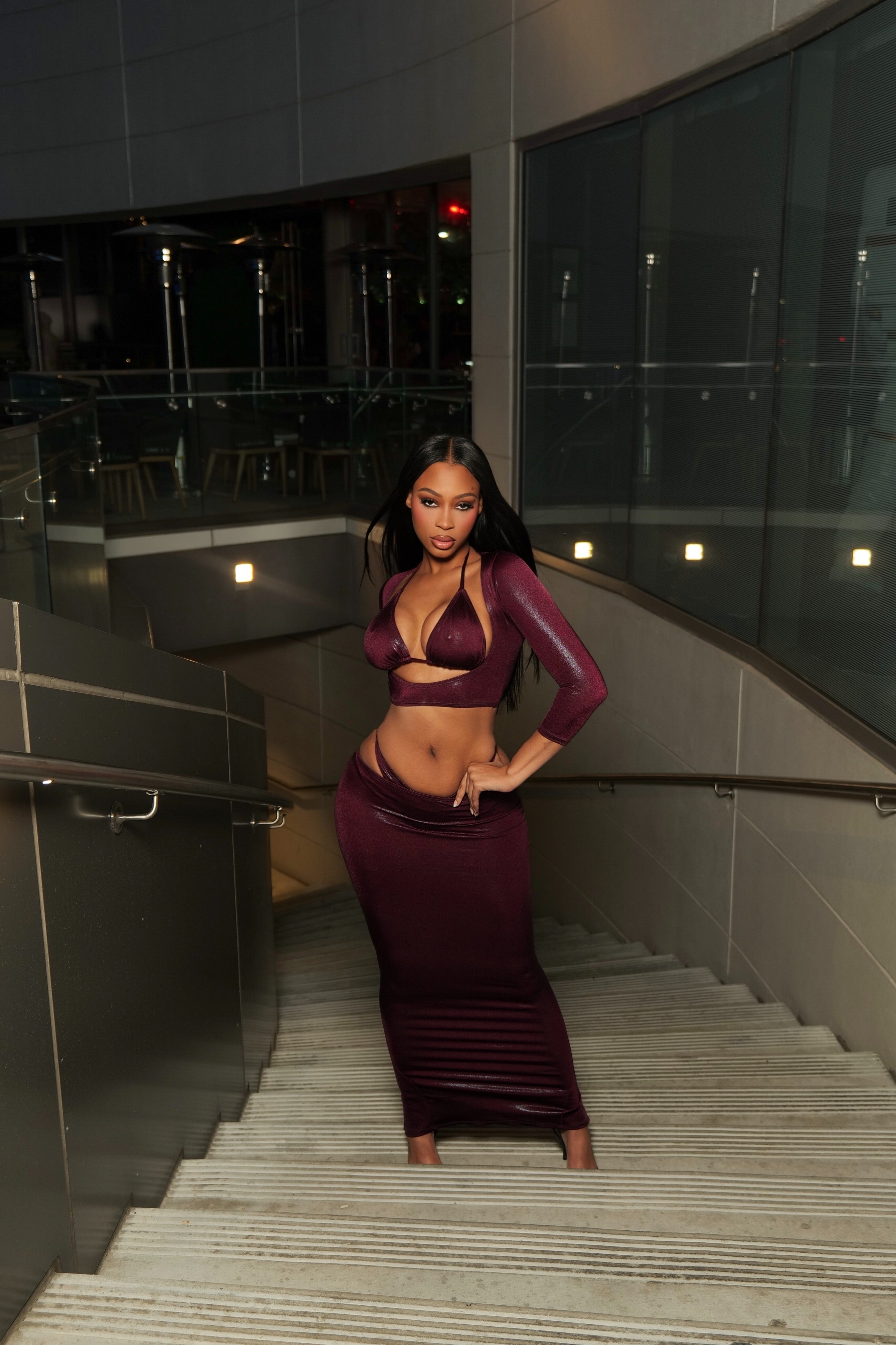 Magosti | Skirt - Burgandy